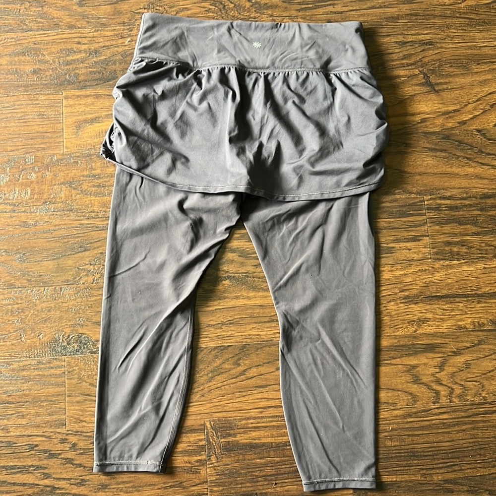 Athleta Elevation 7/8 leggings with skirt
